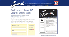 Desktop Screenshot of alcajournal.com